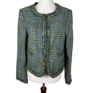 Oak73 Blue/Green Tweed Blazer